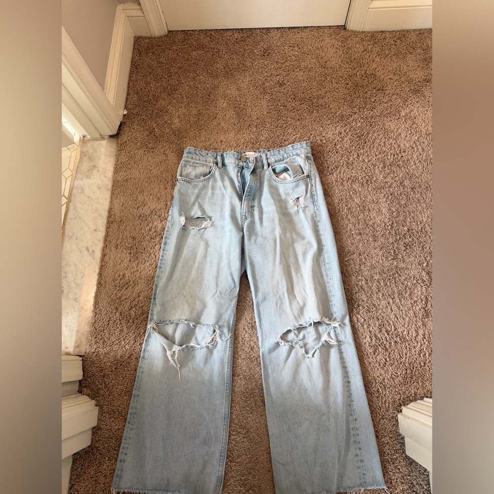Zara straight leg jeans